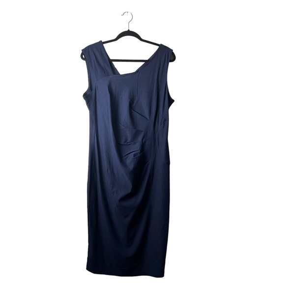 Haute Edition Body Con Dress Sz XL NWT in Navy Blue. - Picture 1 of 7
